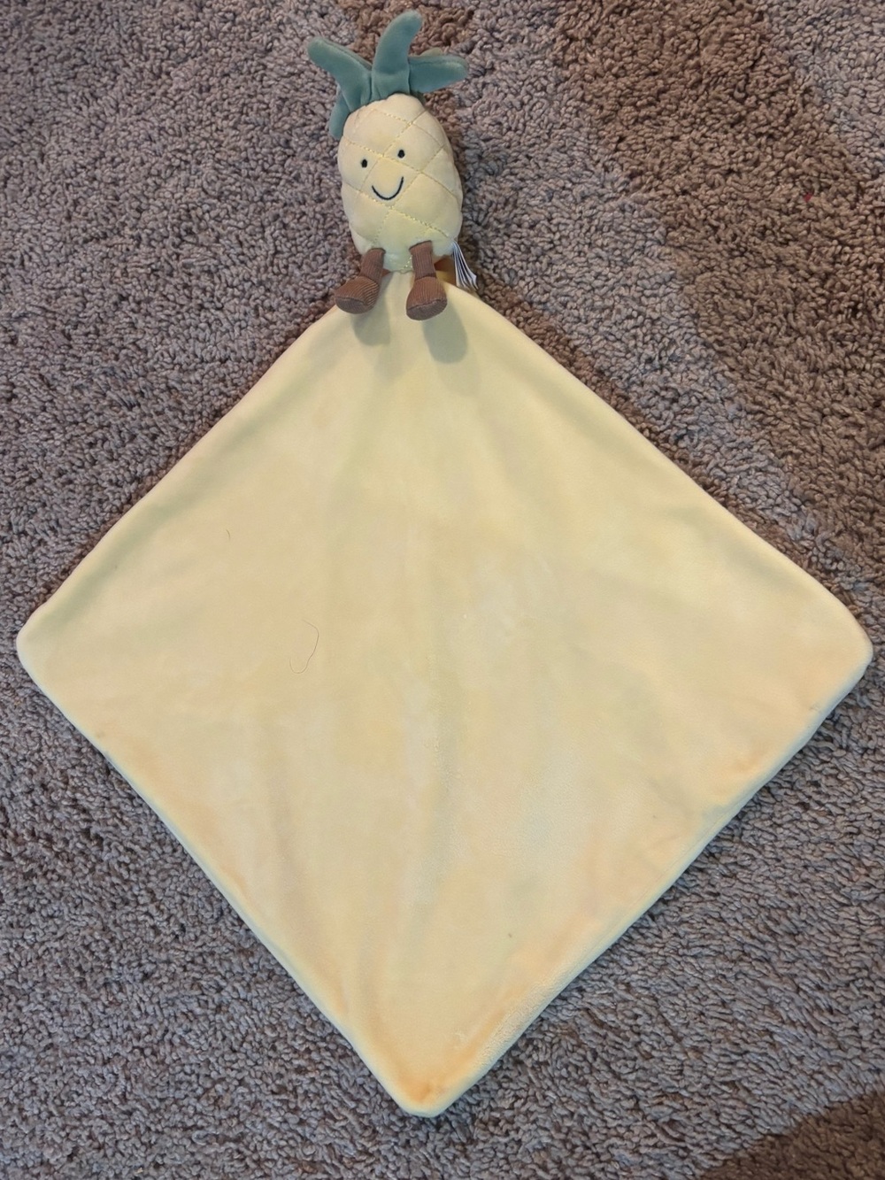 Jellycat Pineapple Lovey - Yellow and Green RARE
